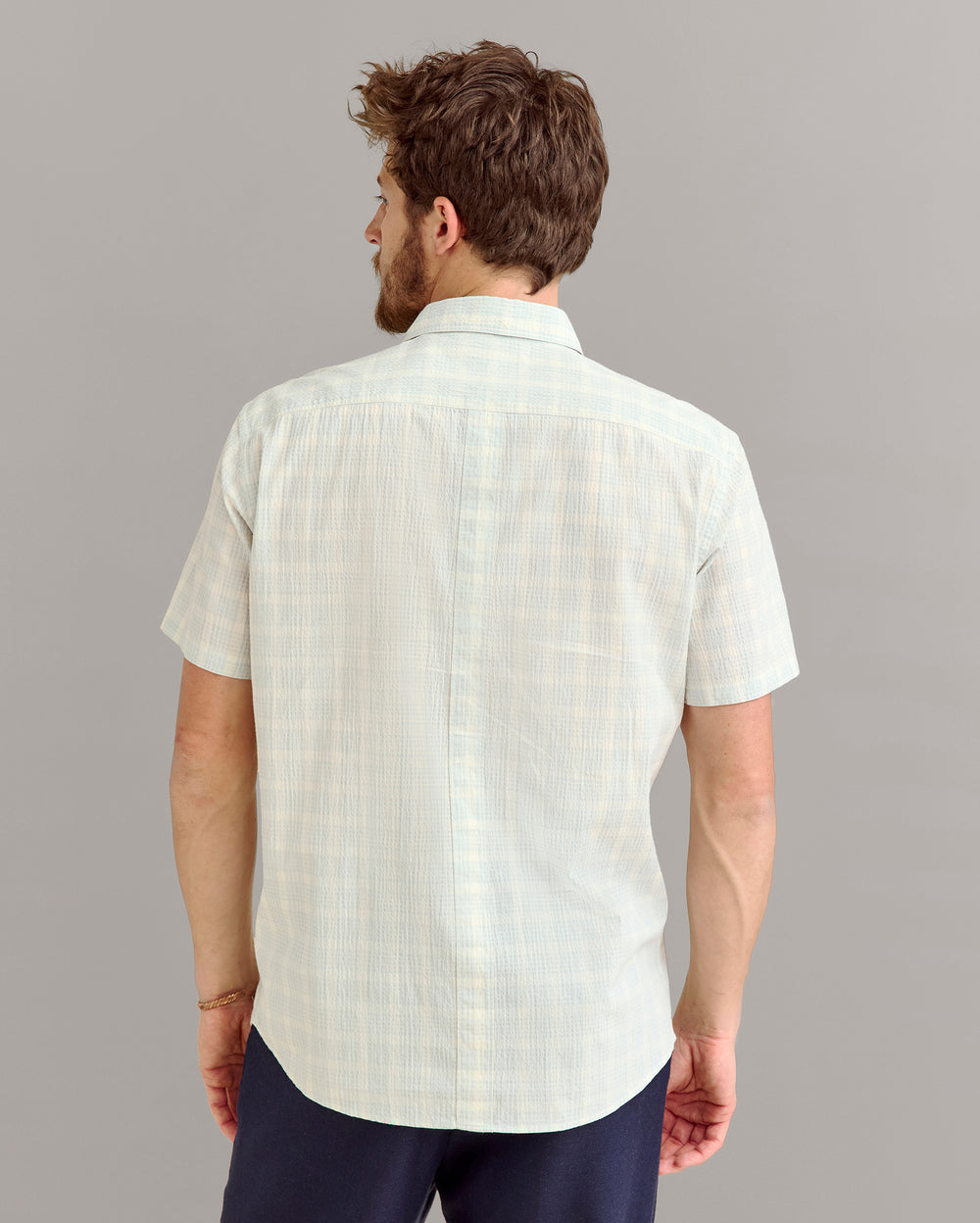 Short Sleeve Seersucker Donelson Shirt