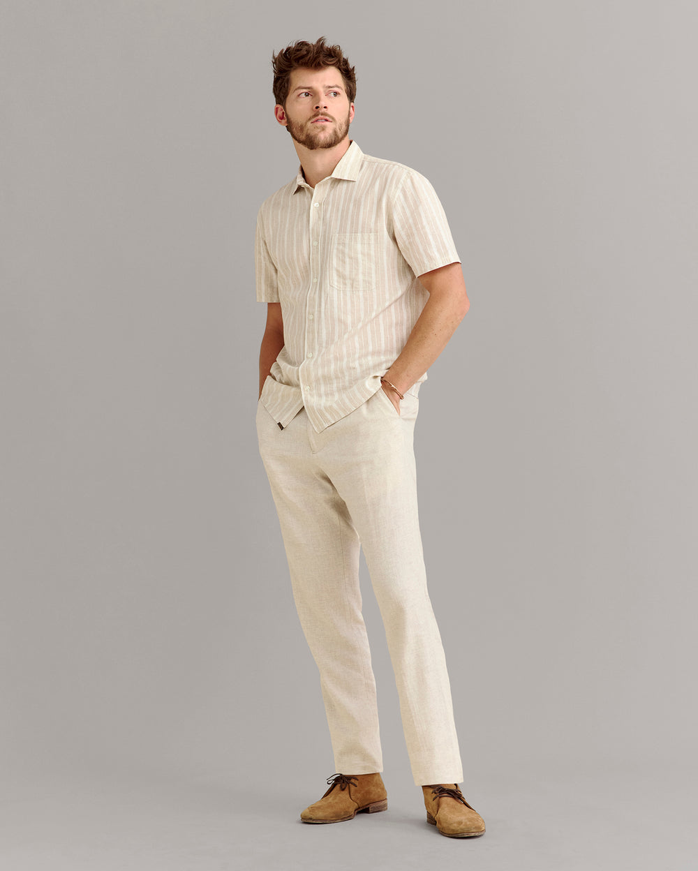 Short Sleeve Barre Stripe Treme Shirt