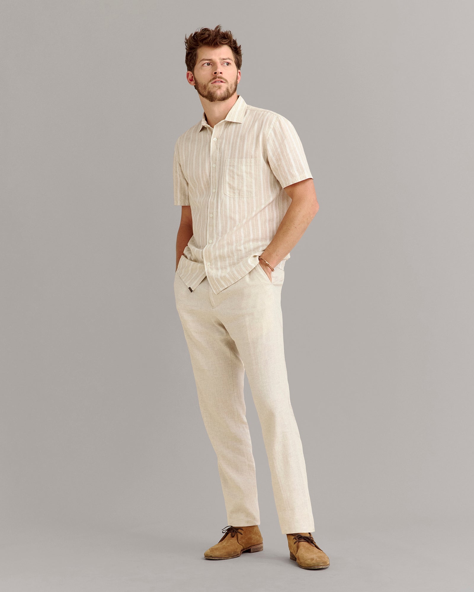 Short Sleeve Barre Stripe Treme Shirt
