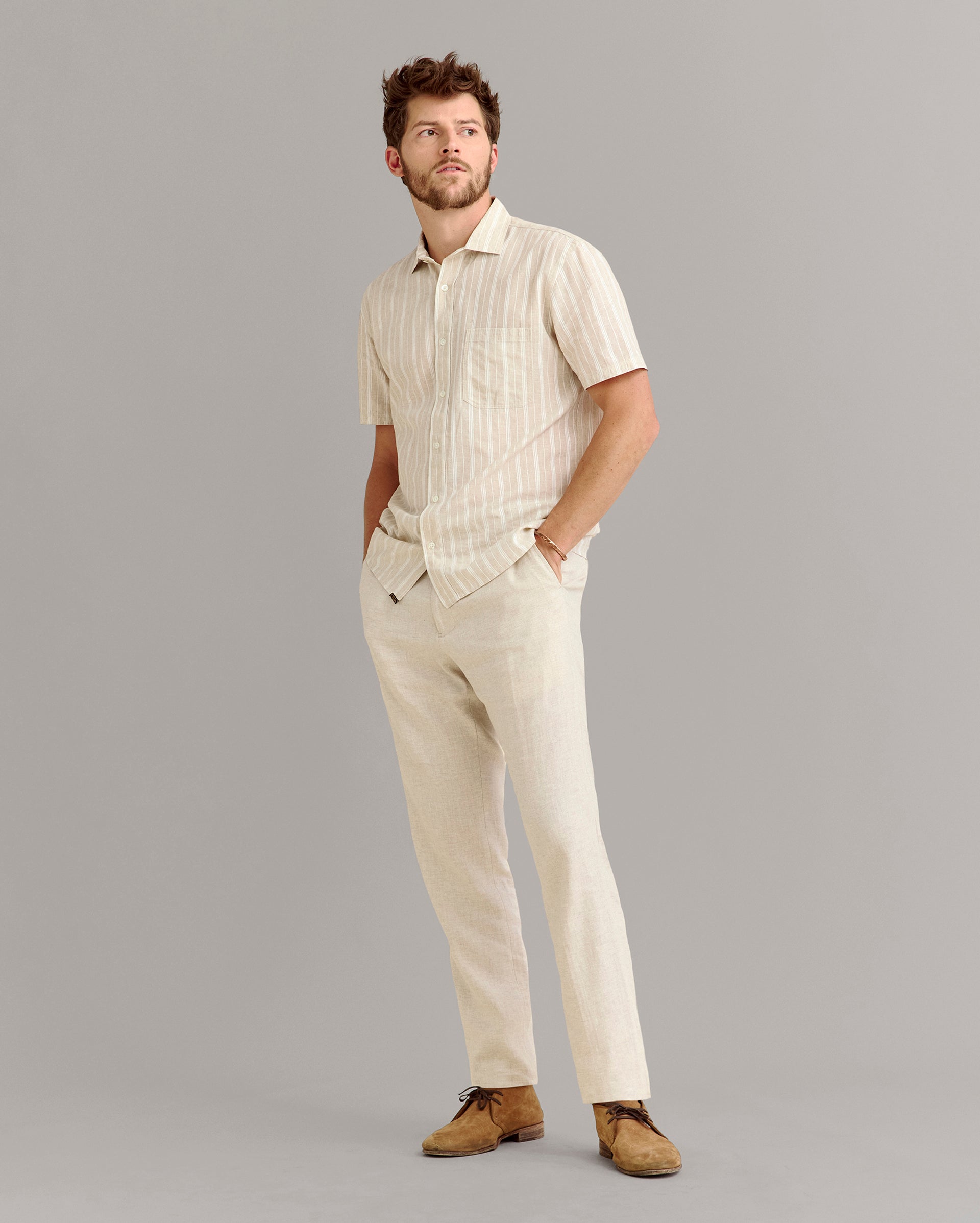Short Sleeve Barre Stripe Treme Shirt