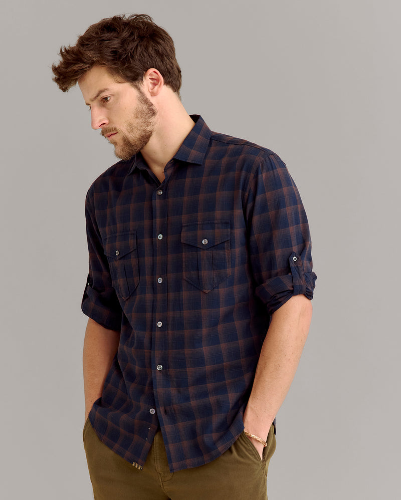 Shadow Plaid Scout Shirt