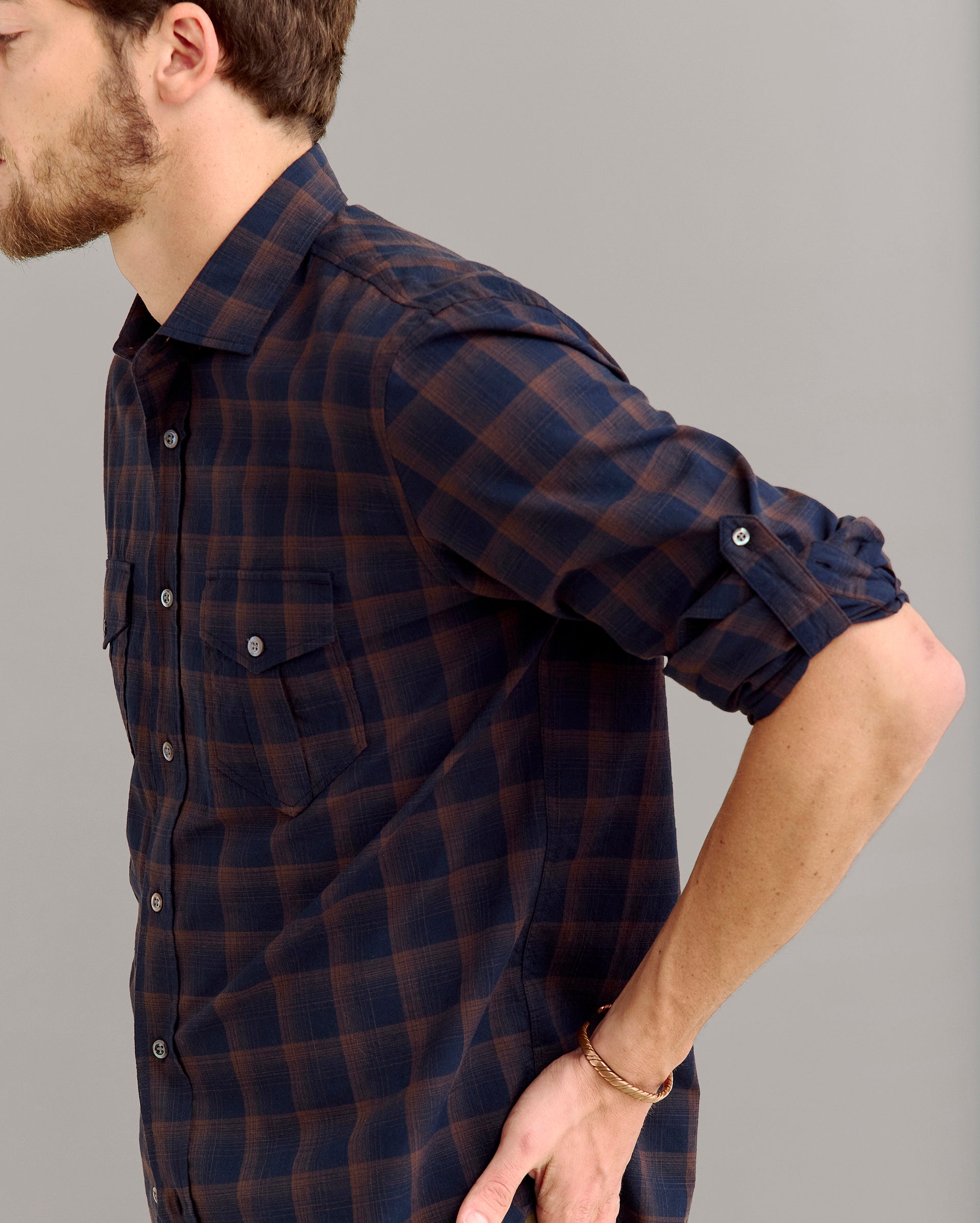 Shadow Plaid Scout Shirt