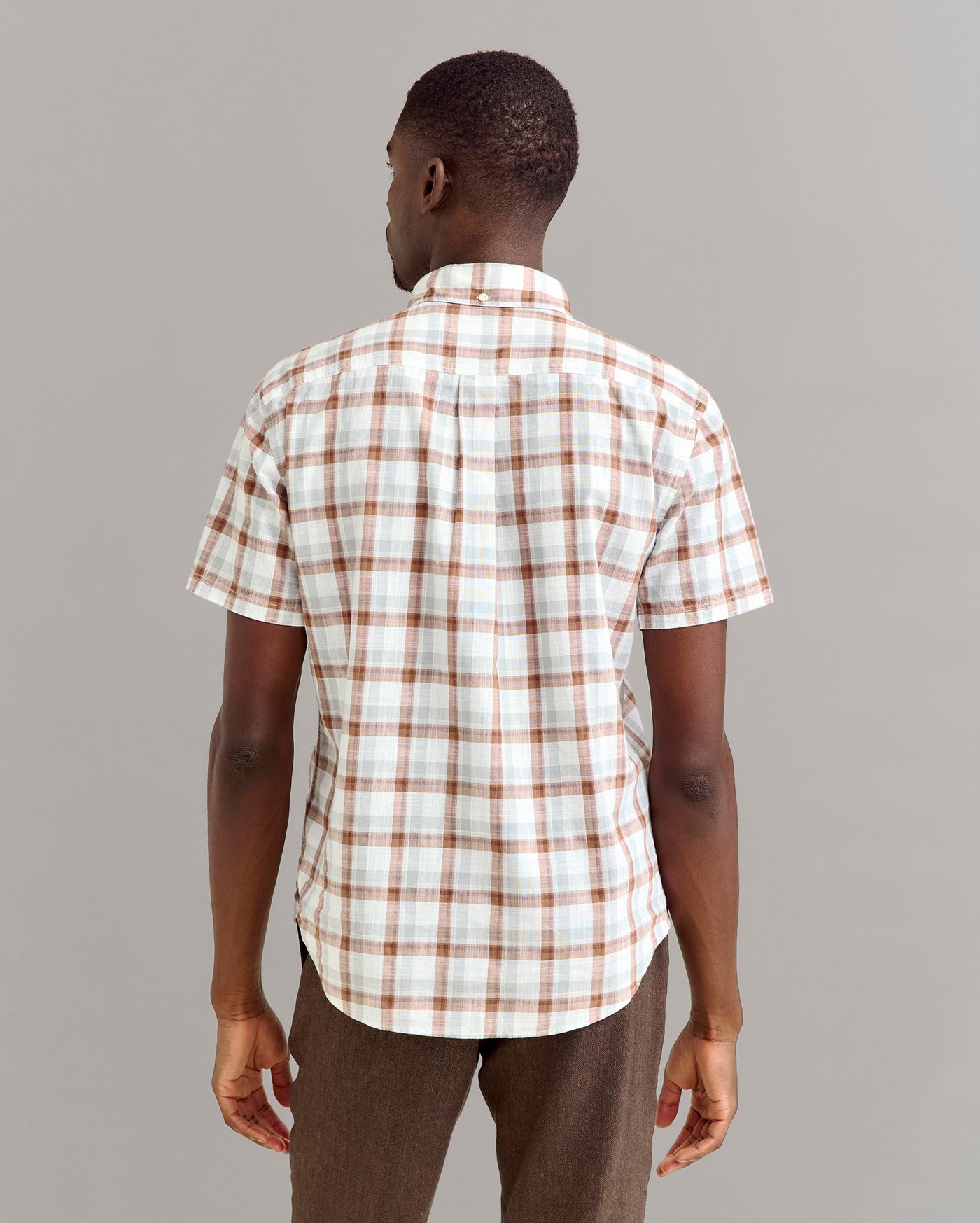 Short Sleeve Tattersail Plaid Tuscumbia Shirt Button Down
