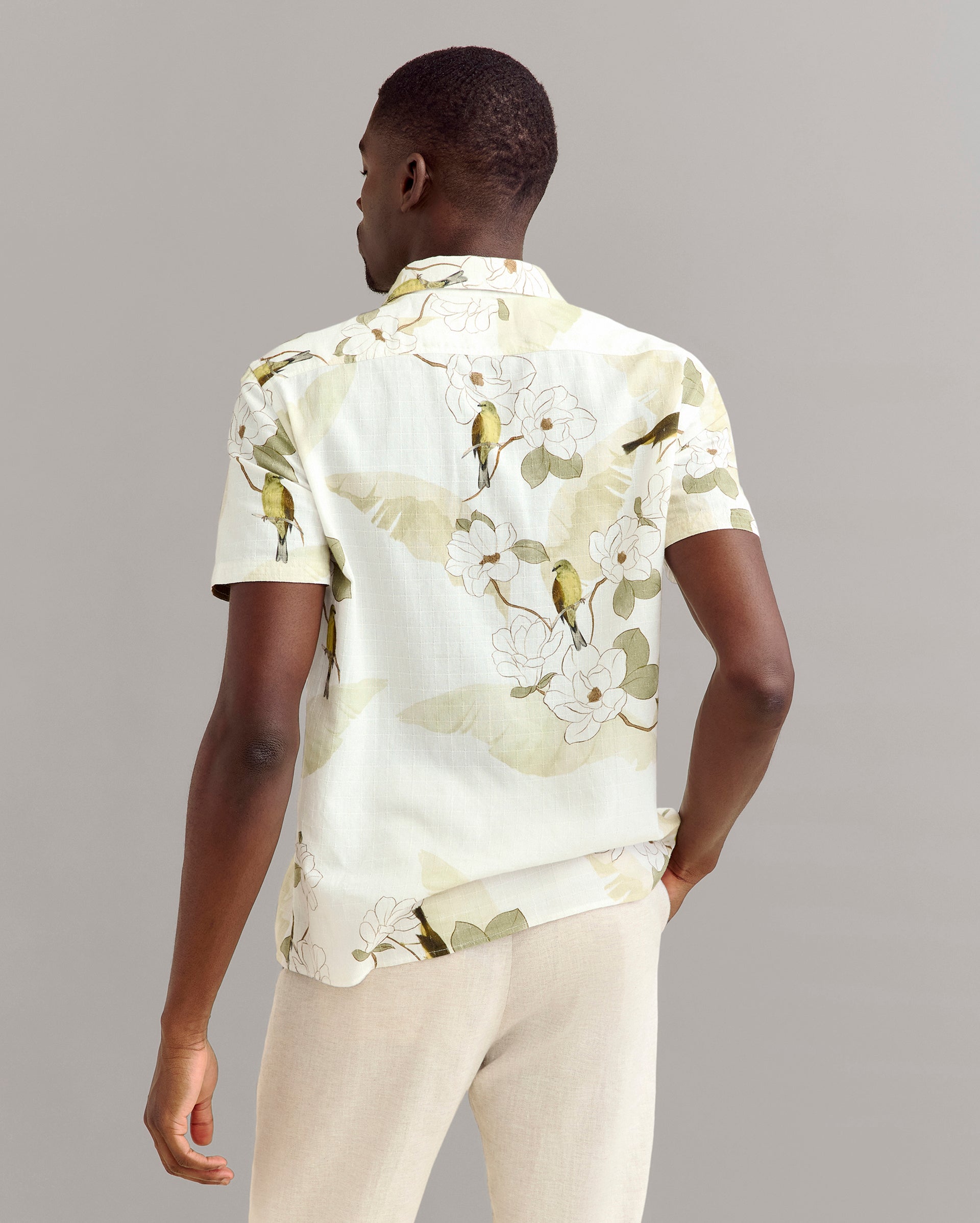 Short Sleeve Grid Yellowhammer Treme Shirt | Billy Reid