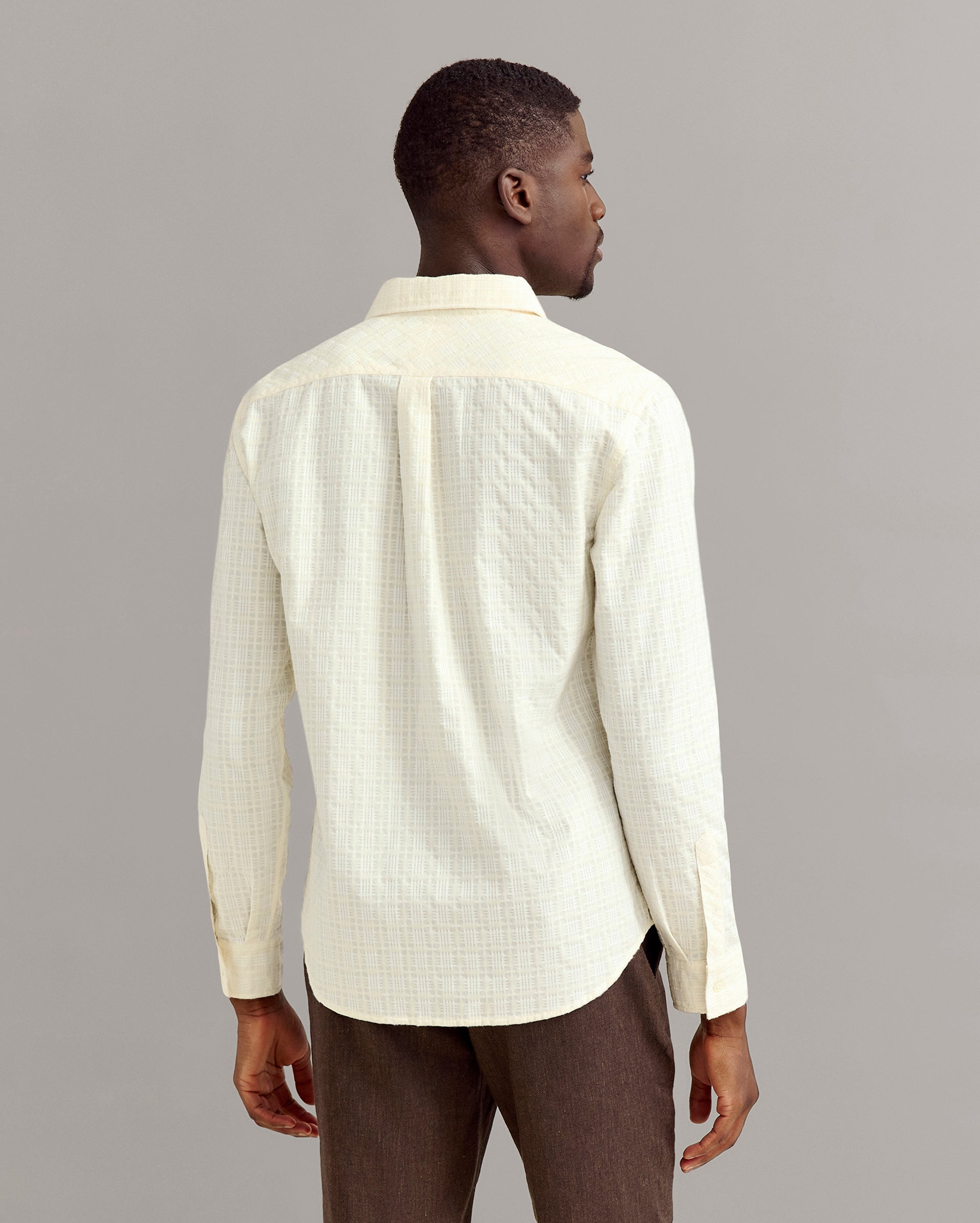 Grid Dobby River Shirt