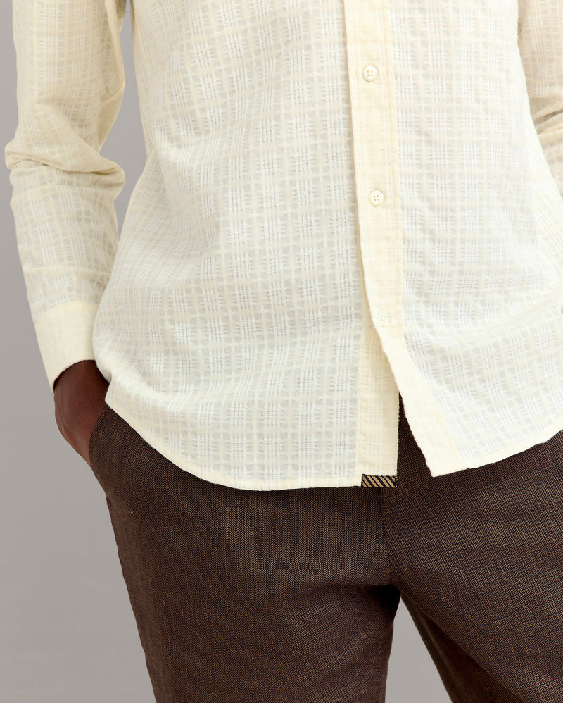 Grid Dobby River Shirt
