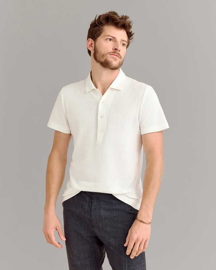 Hemp Cotton Twill Polo