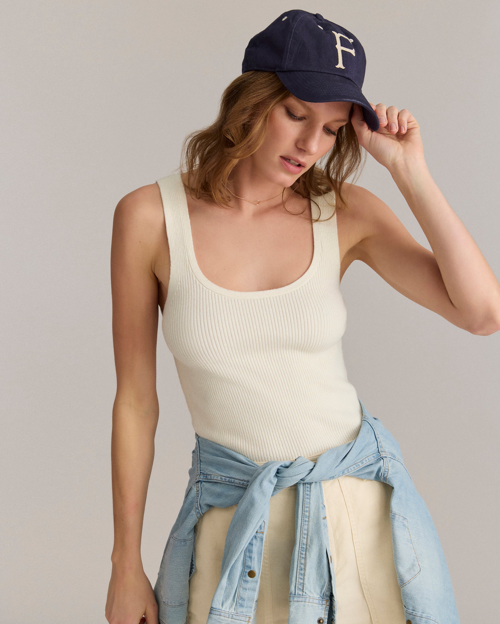 Transfer Rib U Tank - Essential Layering Piece | Billy Reid
