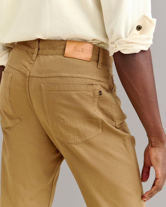 Cotton Linen 5 Pocket Pant