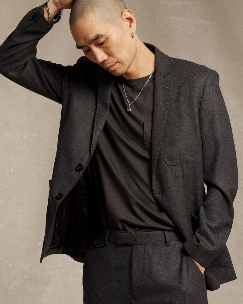 Archie Jacket - Iconic Silk and Wool Blend Tailoring – Billy Reid