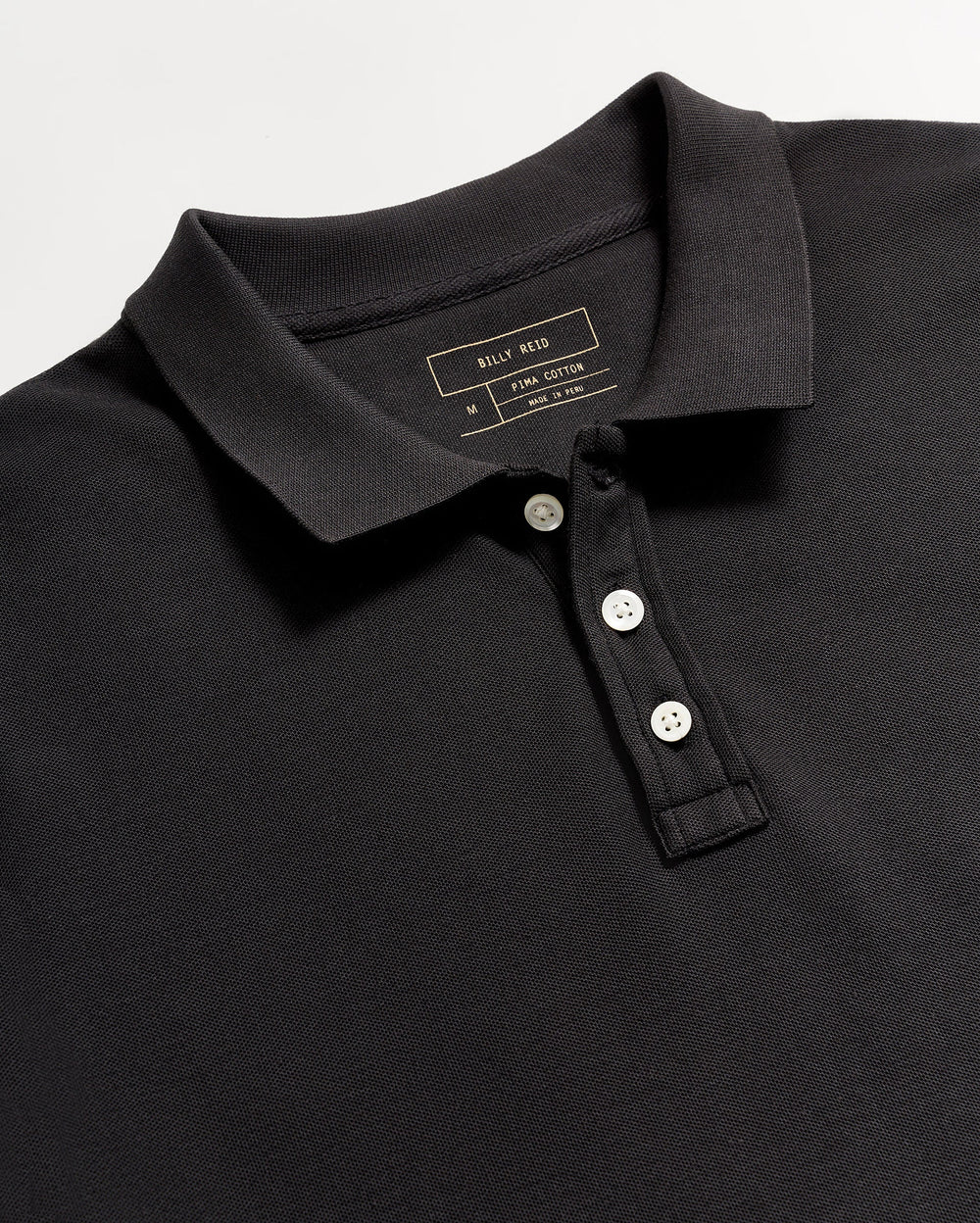 Pique Polo - Black
