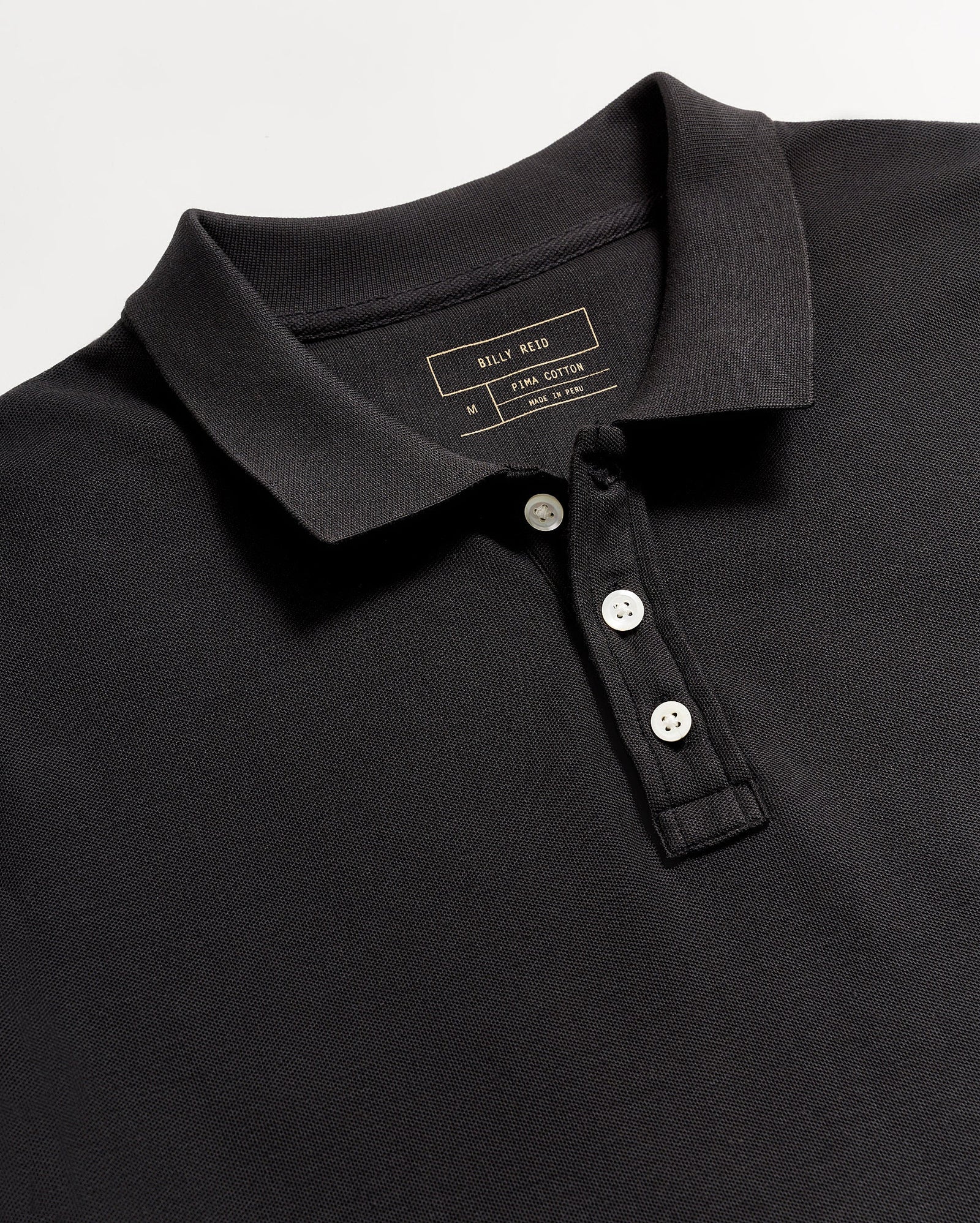 Pique Polo - Black
