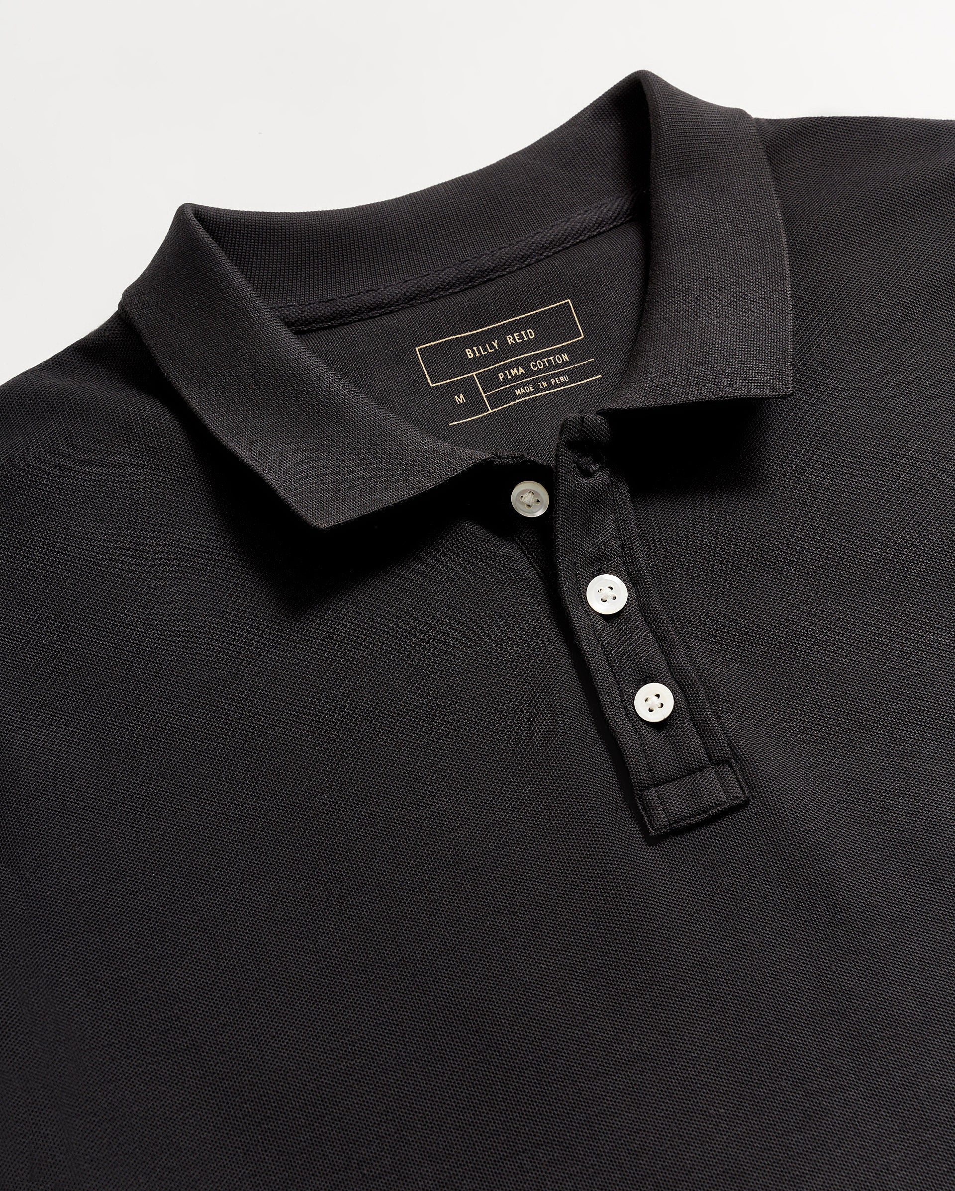 Pique Polo - Black
