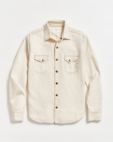 Shoals Twill Shirt in Natural