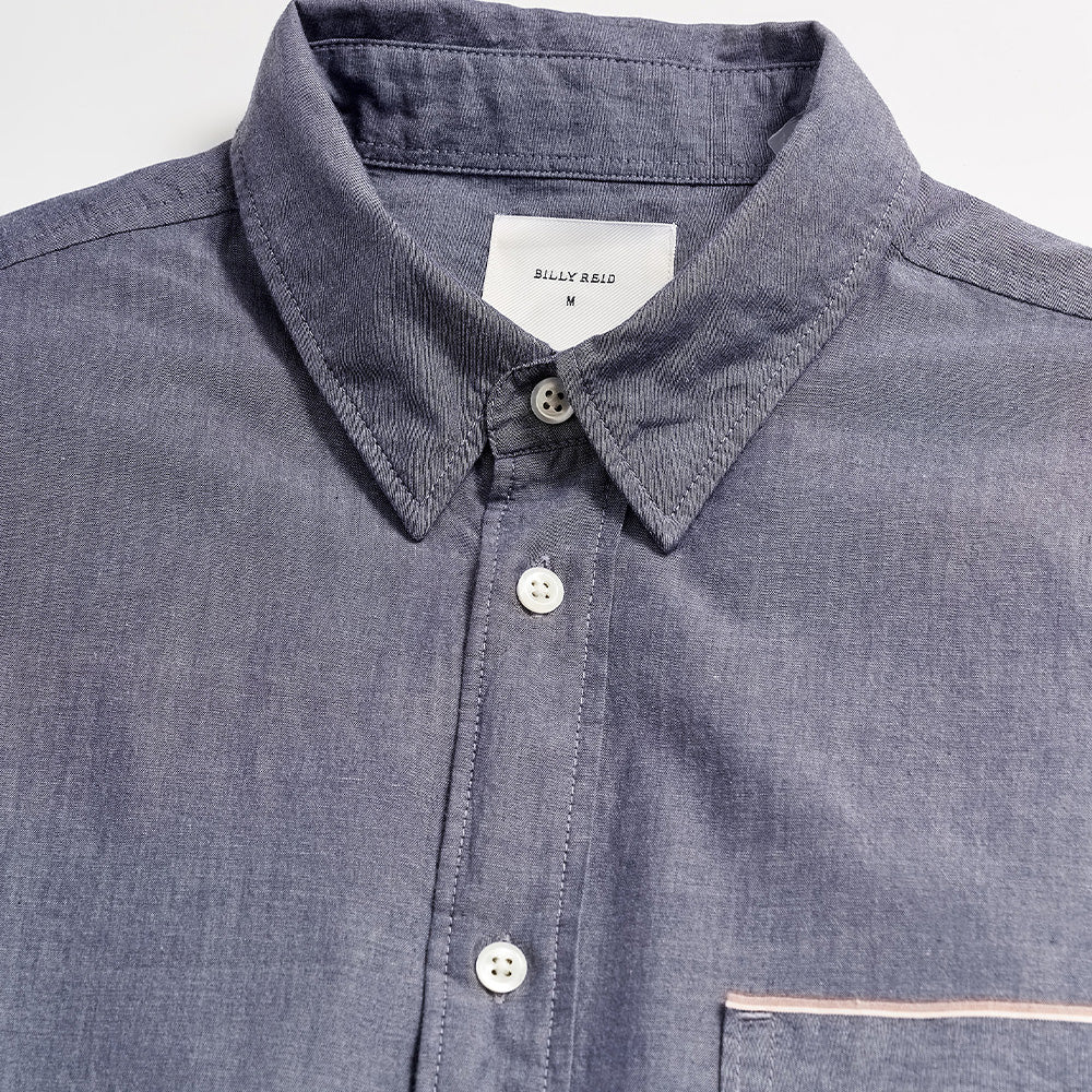 Hidden Button-Down Collar
