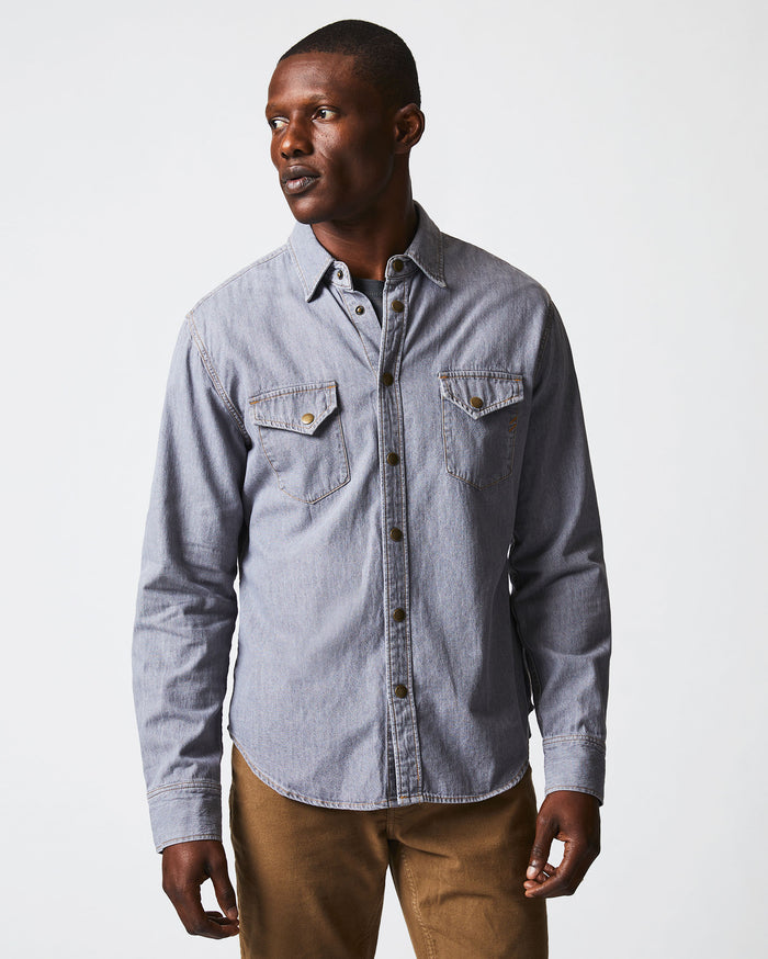 Mens Denim Shirts Online At Ruth Leet Blog