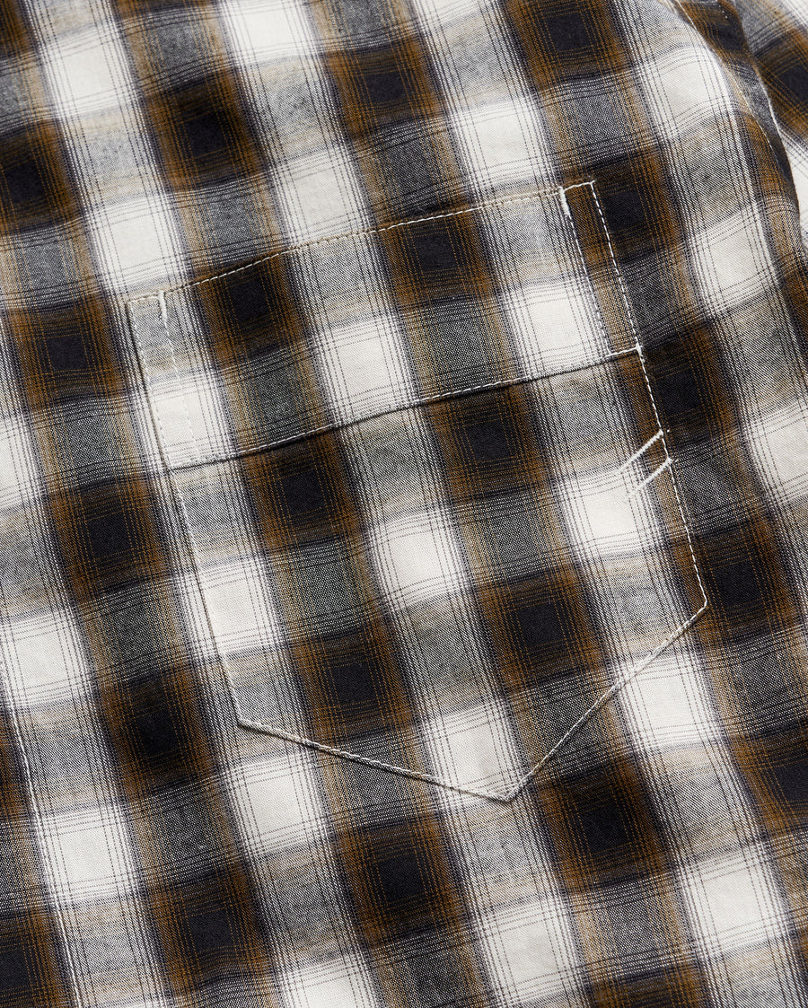 Shadow Plaid Tuscumbia Shirt in Black/Multi