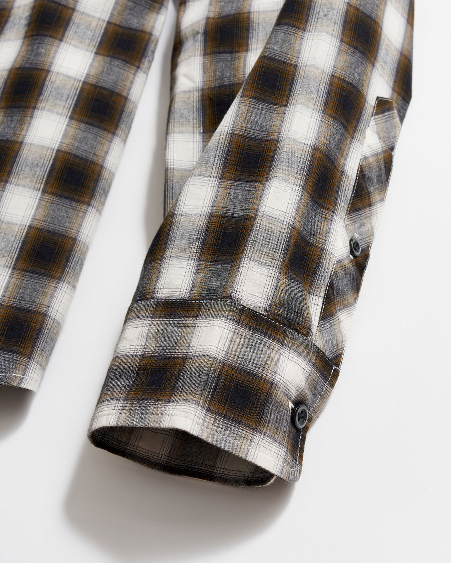 Shadow Plaid Tuscumbia Shirt in Black/Multi