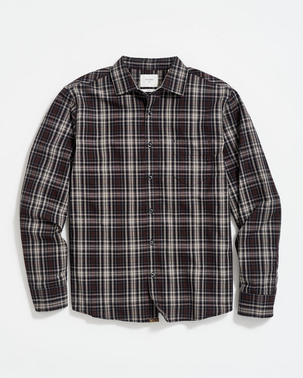 Tonal Plaid Tuscumbia Shirt in Black/Multi