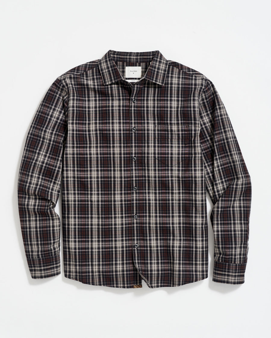 Tonal Plaid Tuscumbia Shirt in Black/Multi