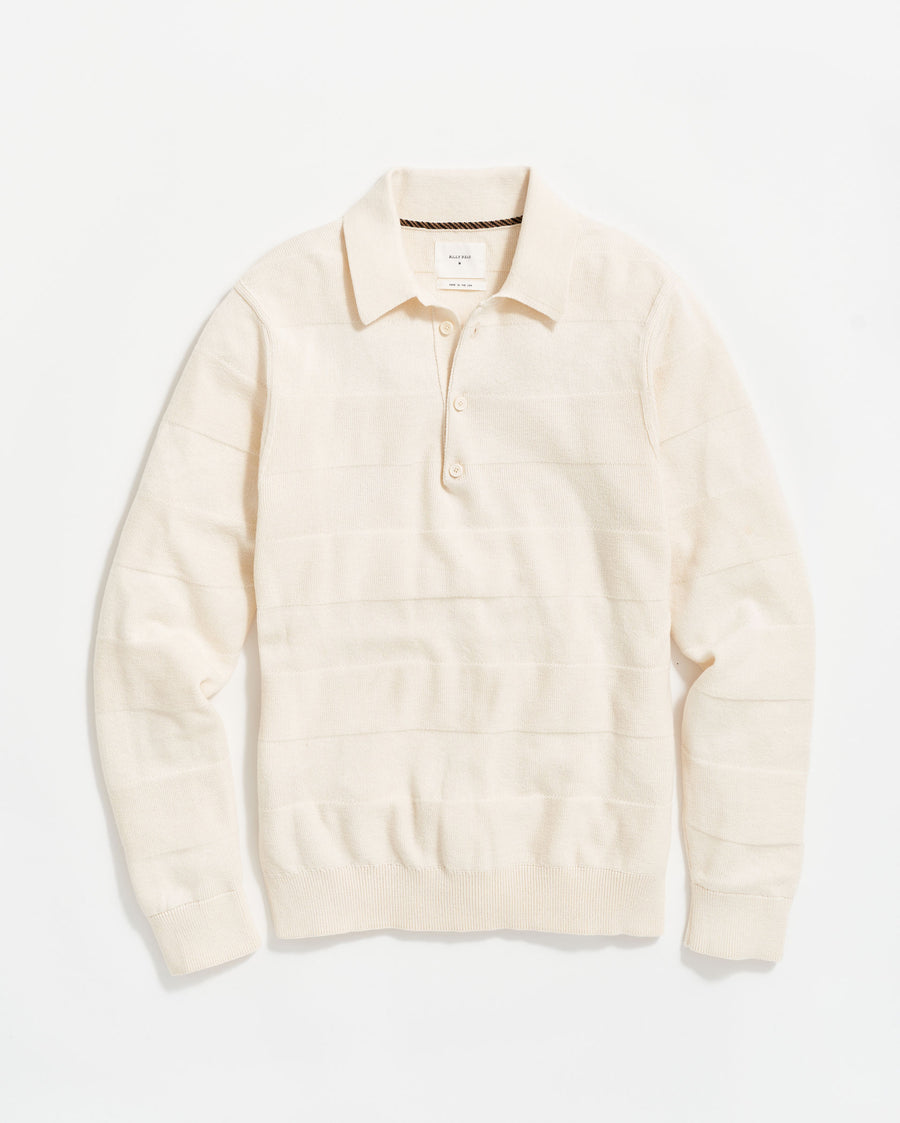 American Rugby Sweater Polo in Tinted White