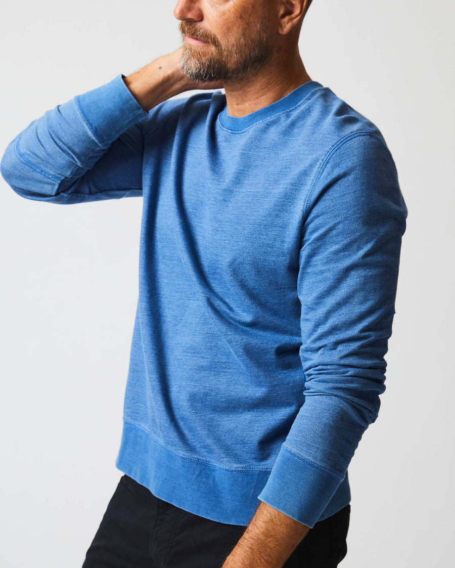 INDIGO TERRY SWEATSHIRT