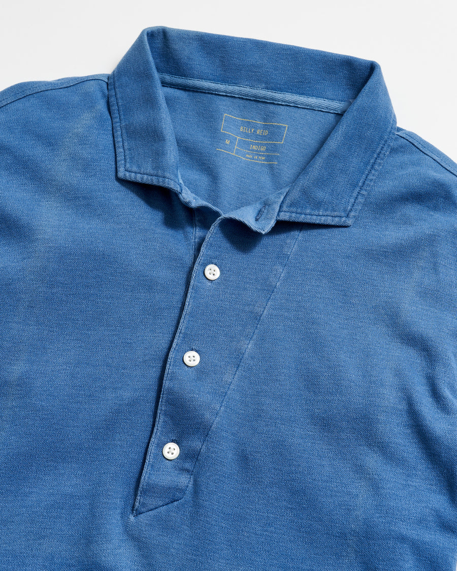 Indigo Polo in Denim