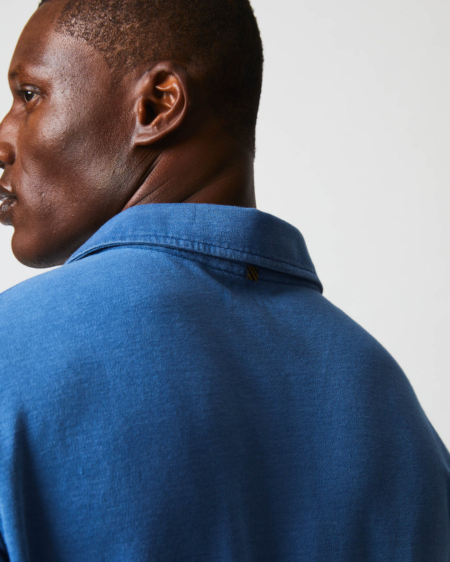 Indigo Polo in Denim