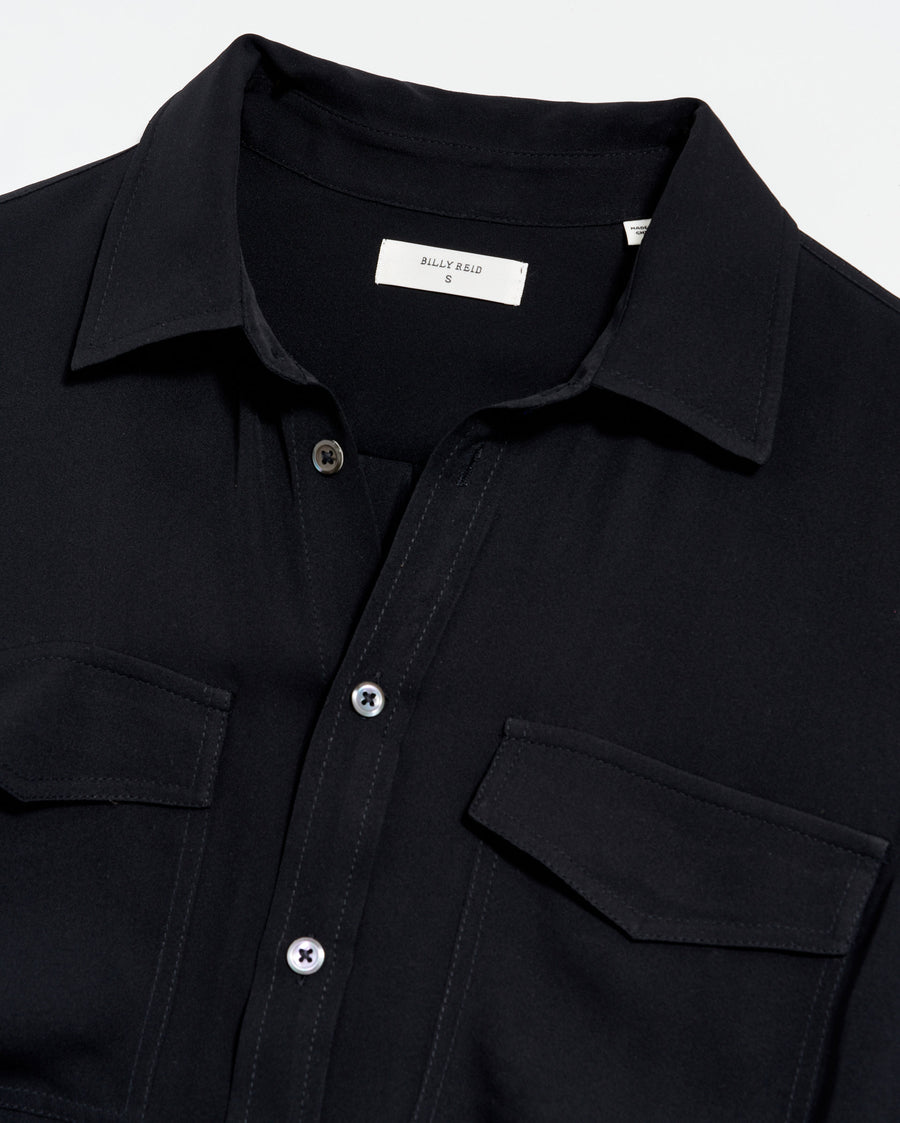 The Utility Shirt in Black