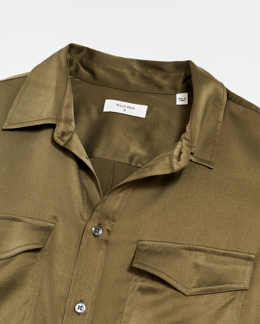 The utility shirt in burnt olive