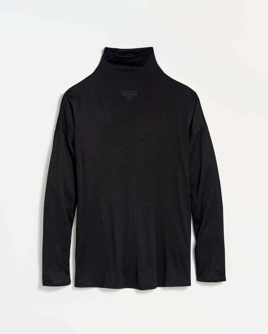 Funnel Neck Knit in Black