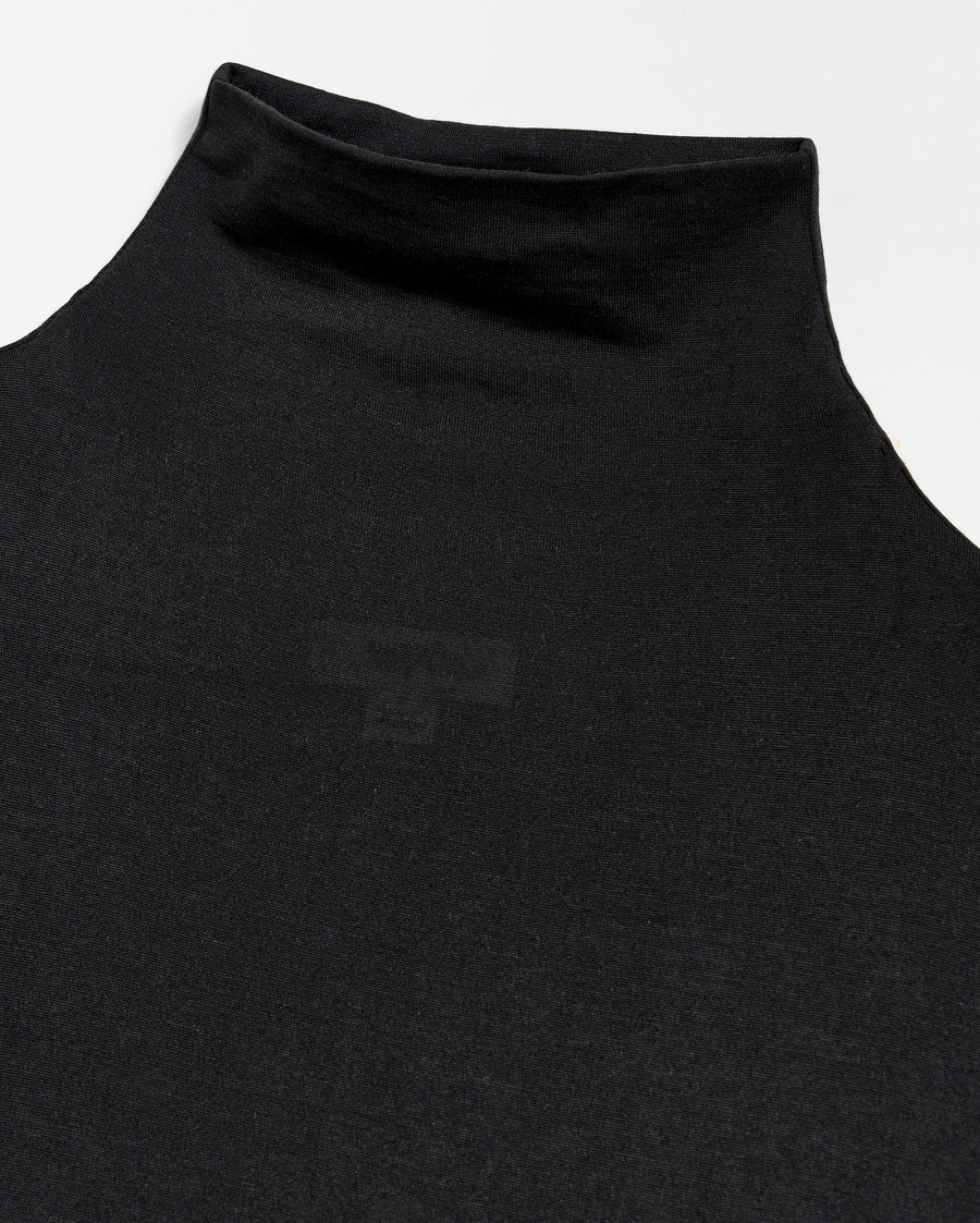 Funnel Neck Knit in Black