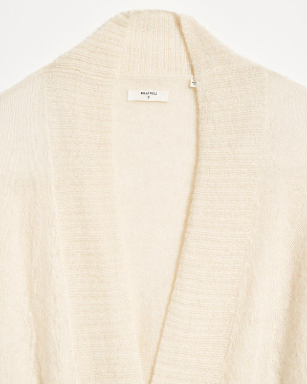 Cardigan Coat in Ivory