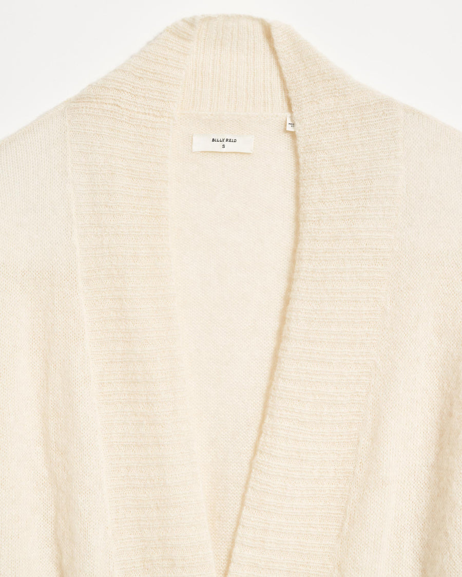 Cardigan Coat in Ivory