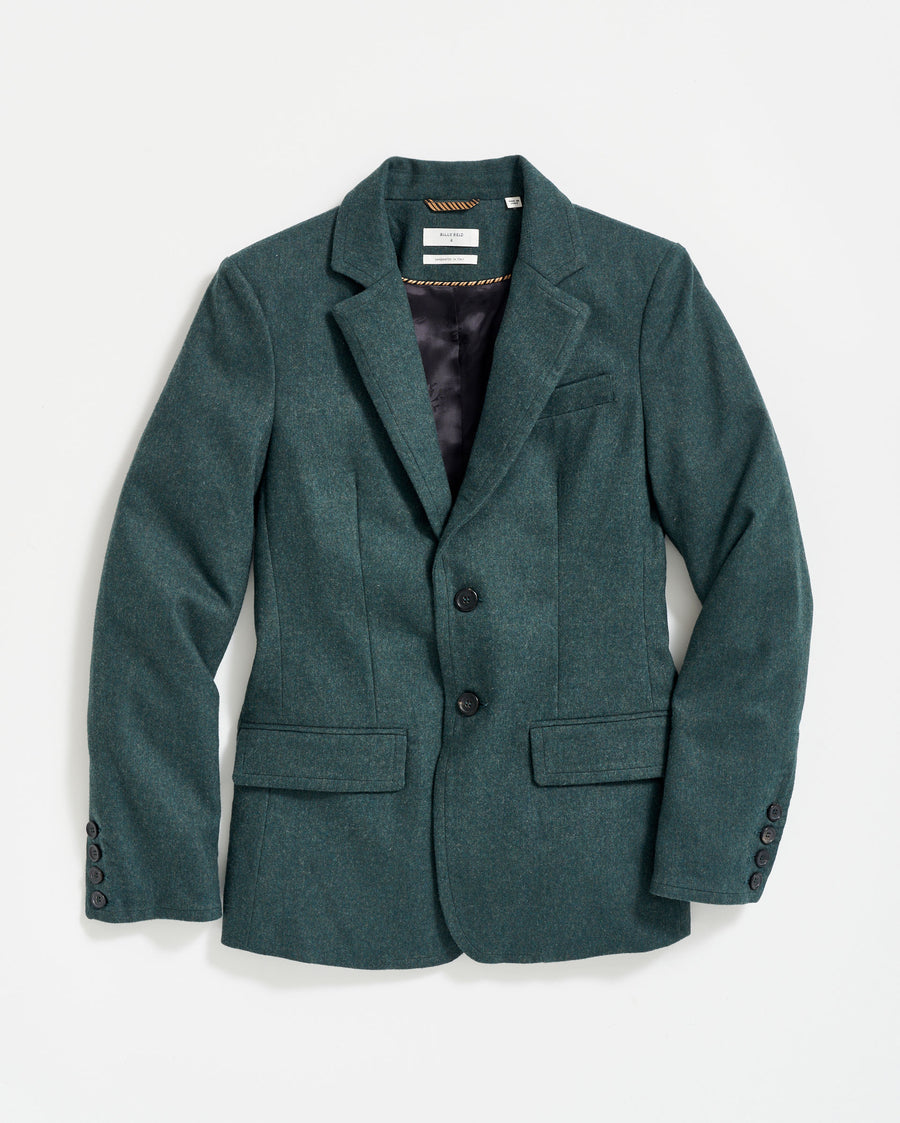 Banded Blazer Grey/Green