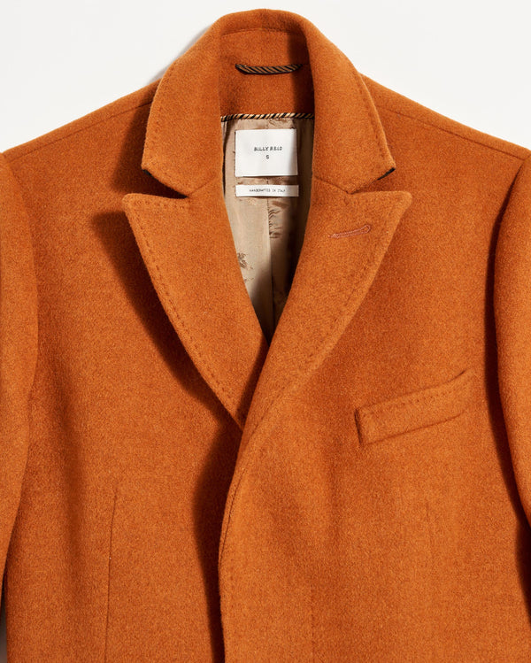 Peak Lapel Crombie in Gingerbread