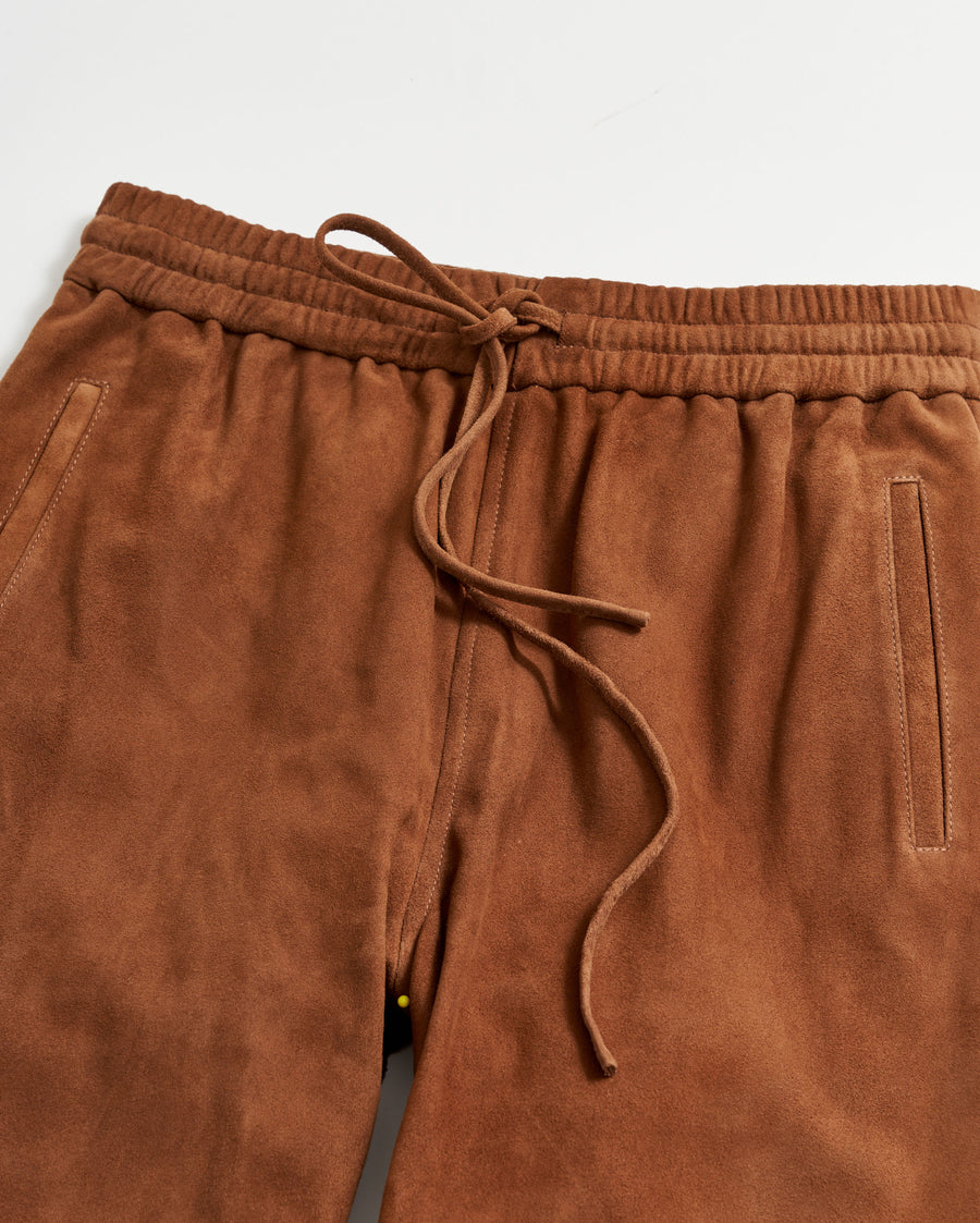 SUEDE TRACK PANT