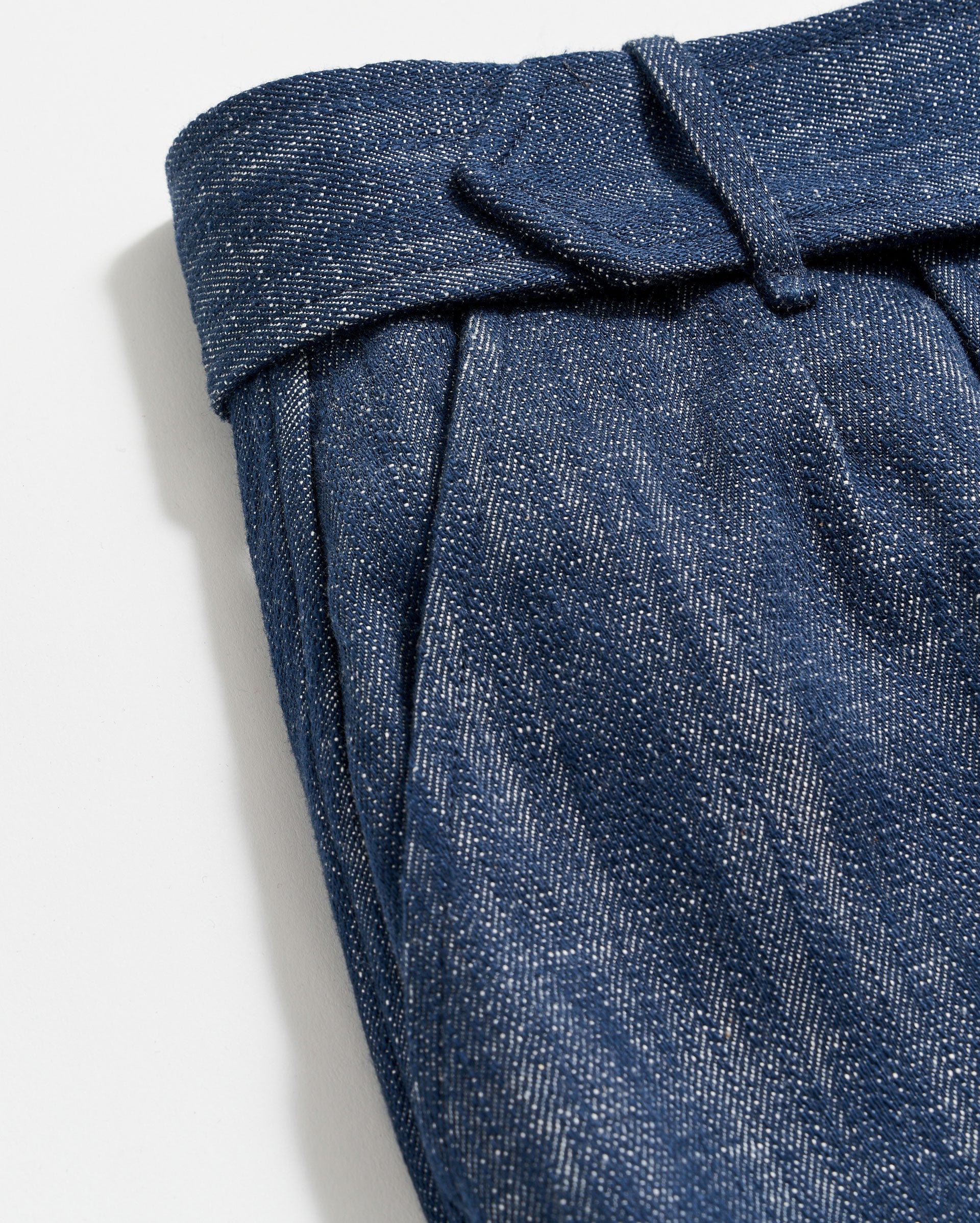 Trench skirt in navy