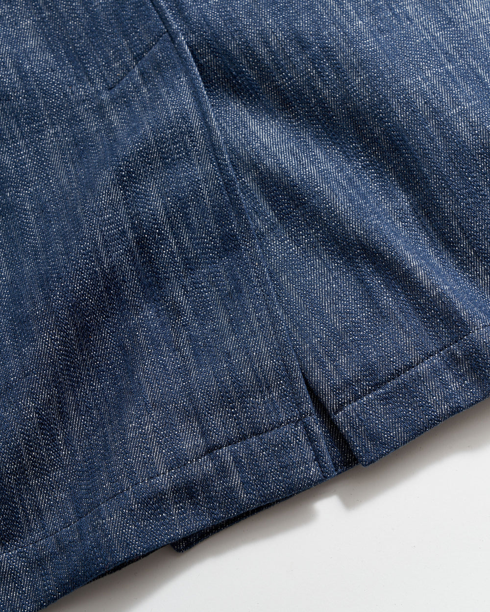 Trench skirt in navy