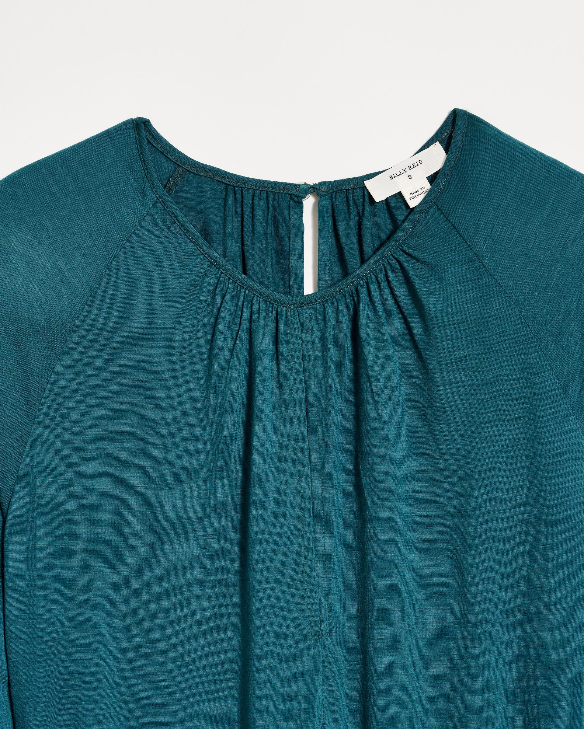 Keyhole Midi Dress in Teal