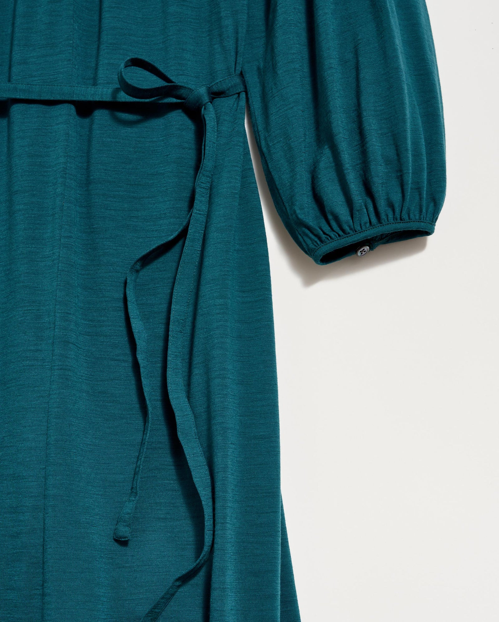 Keyhole Midi Dress in Teal