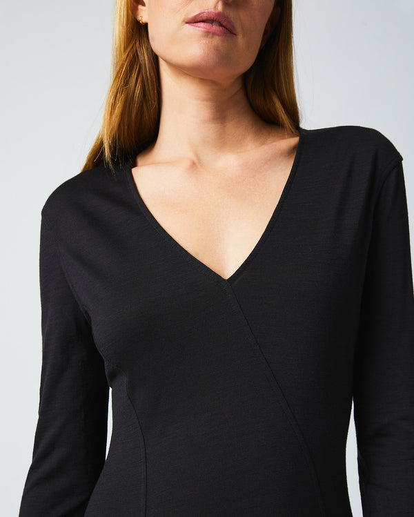 CONTOUR KNIT DRESS IN BLACK – Billy Reid