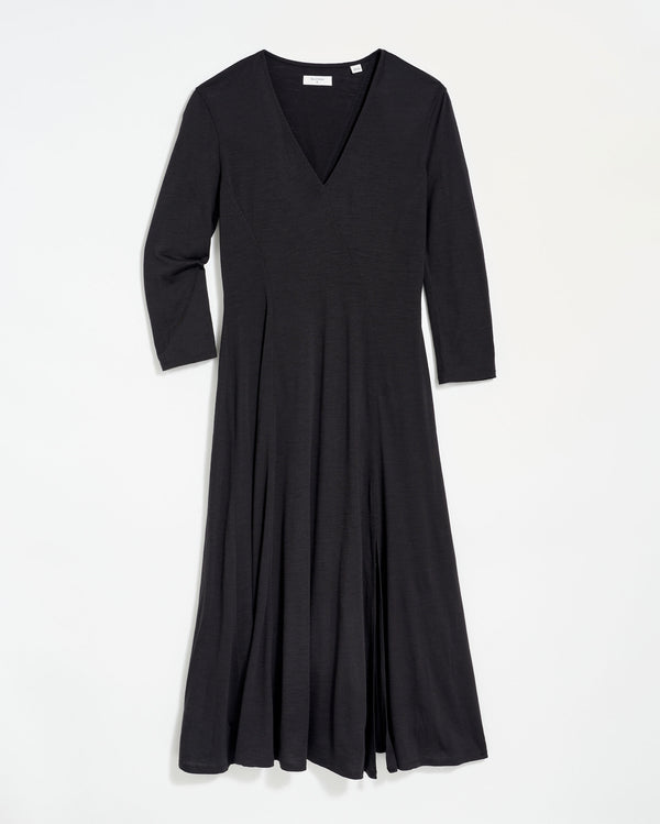 Contour Knit Dress in Black