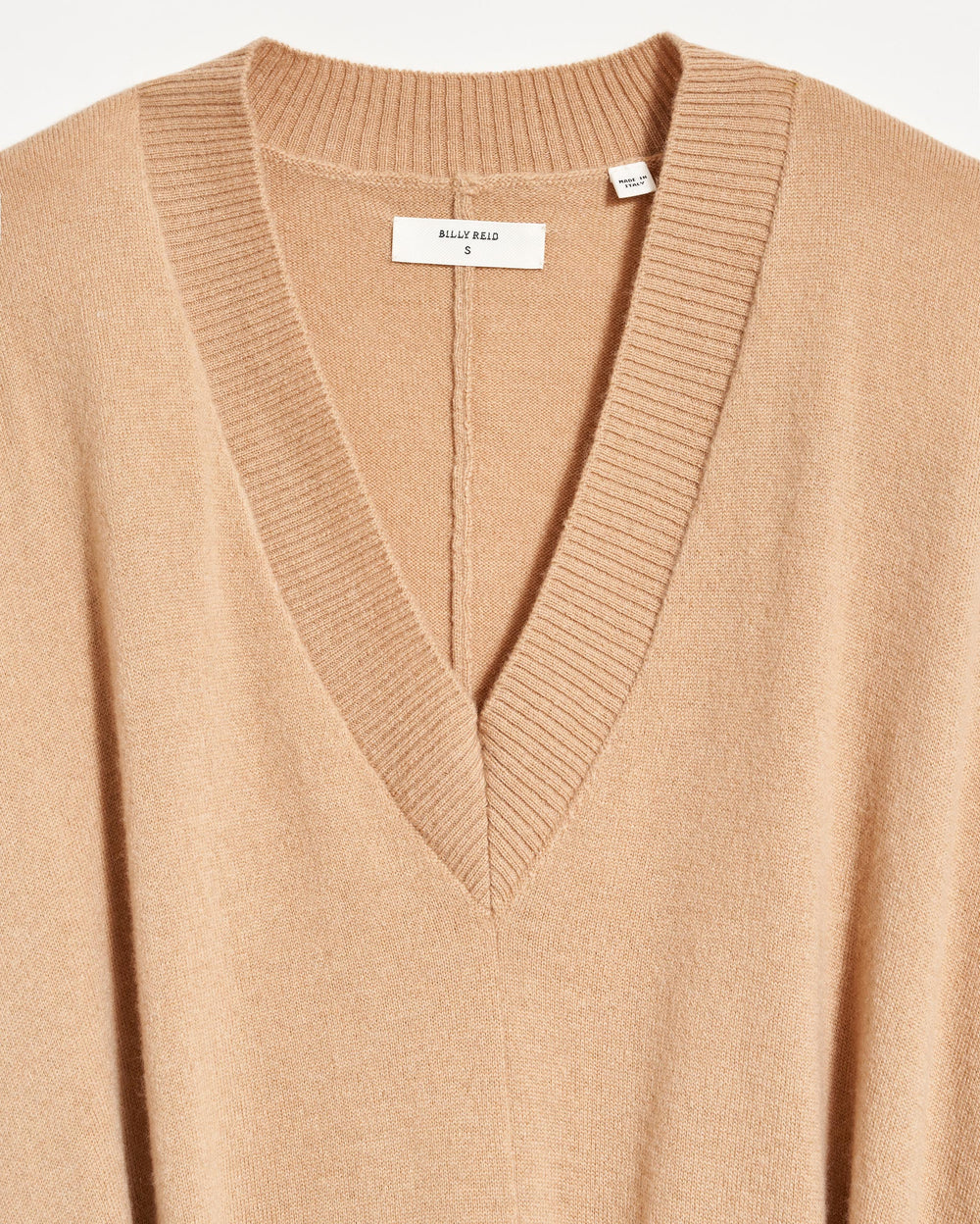 Poncho Sweater Dress in Camel