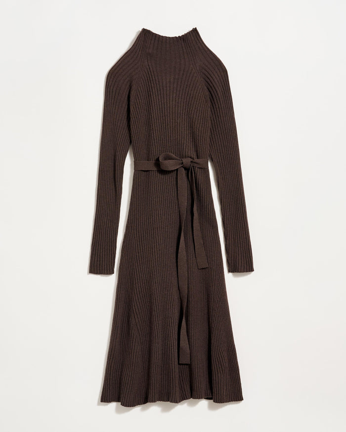 Billy Reid Turtleneck Sweater Dress, Coffee Bean Billy Reid Turtleneck Sweater Dress, Coffee Bean