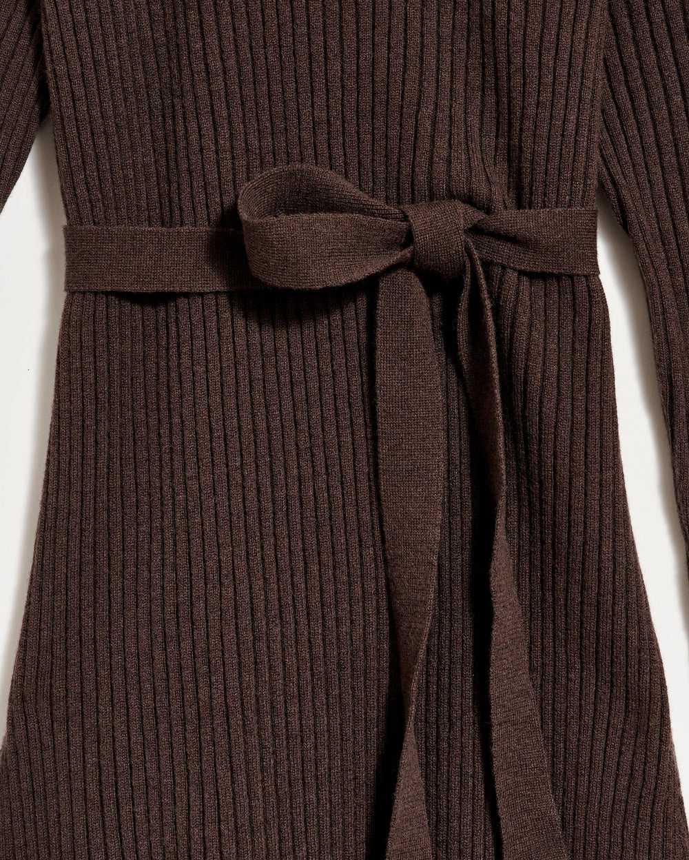 Turtleneck Sweater Dress in Coffee Bean