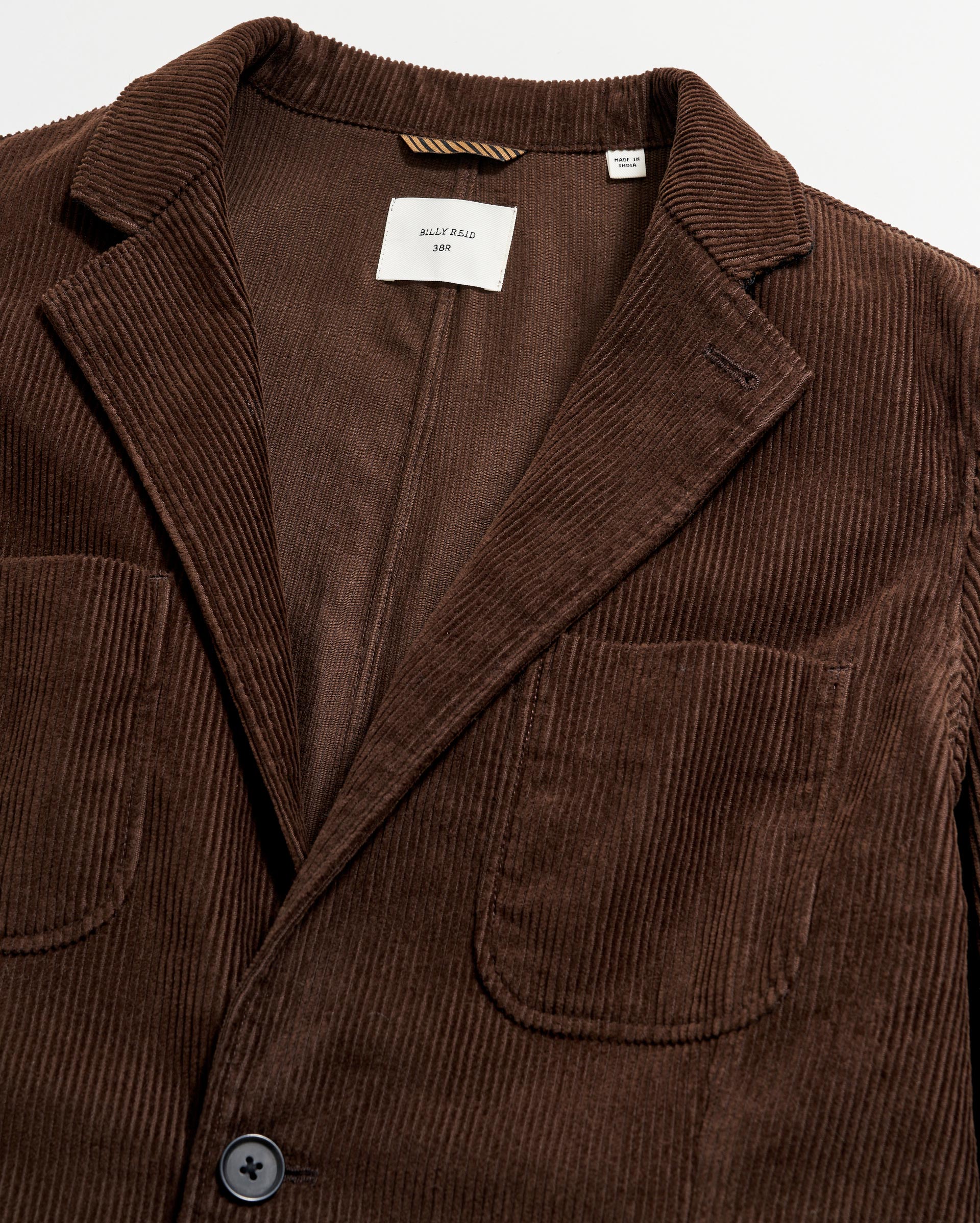 CORDUROY LEO JACKET IN CHOCOLATE – Billy Reid