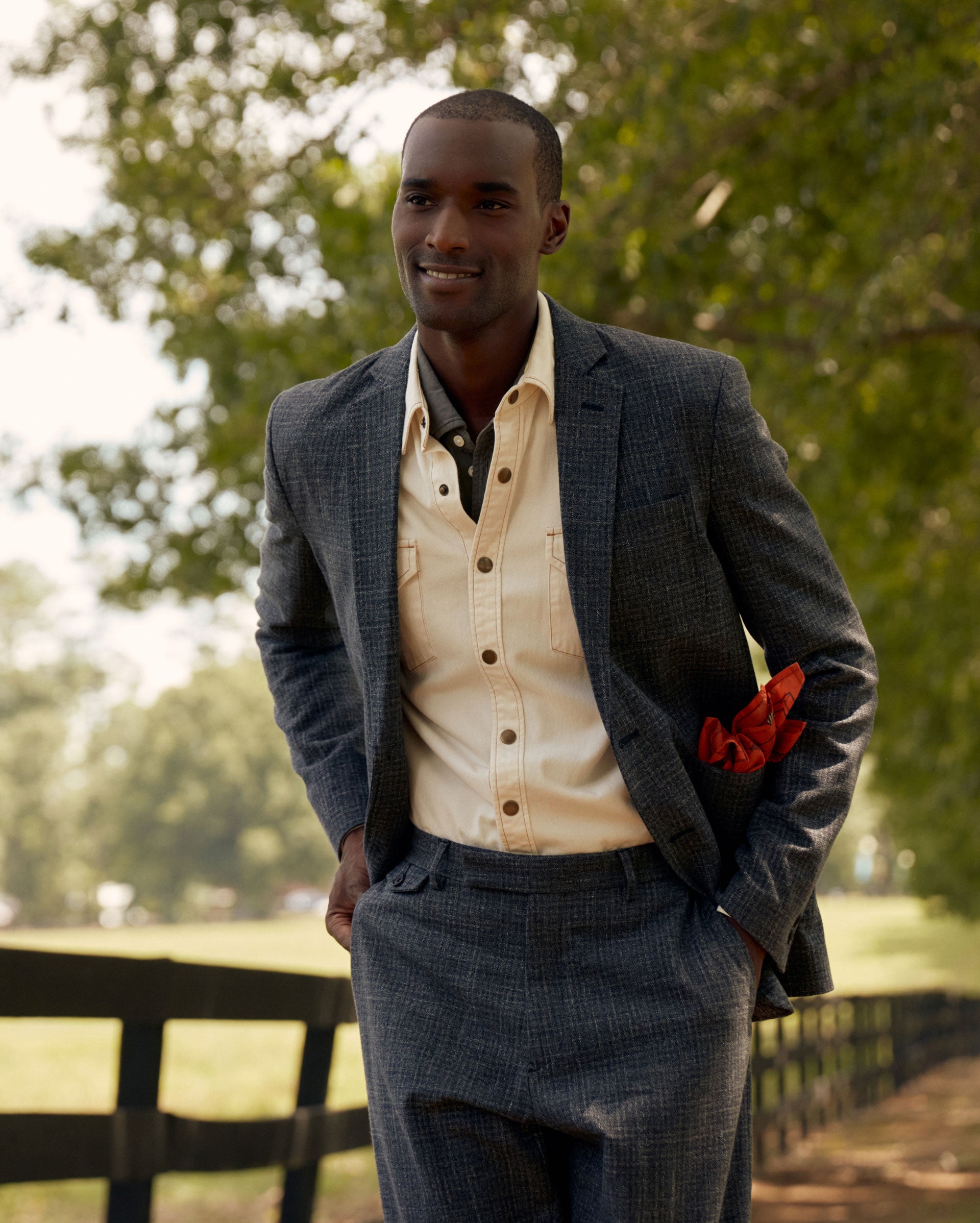 ARCHIE JACKET IN CHARCOAL Billy Reid
