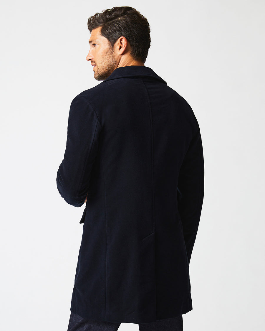 Lancaster Coat in Carbon Blue
