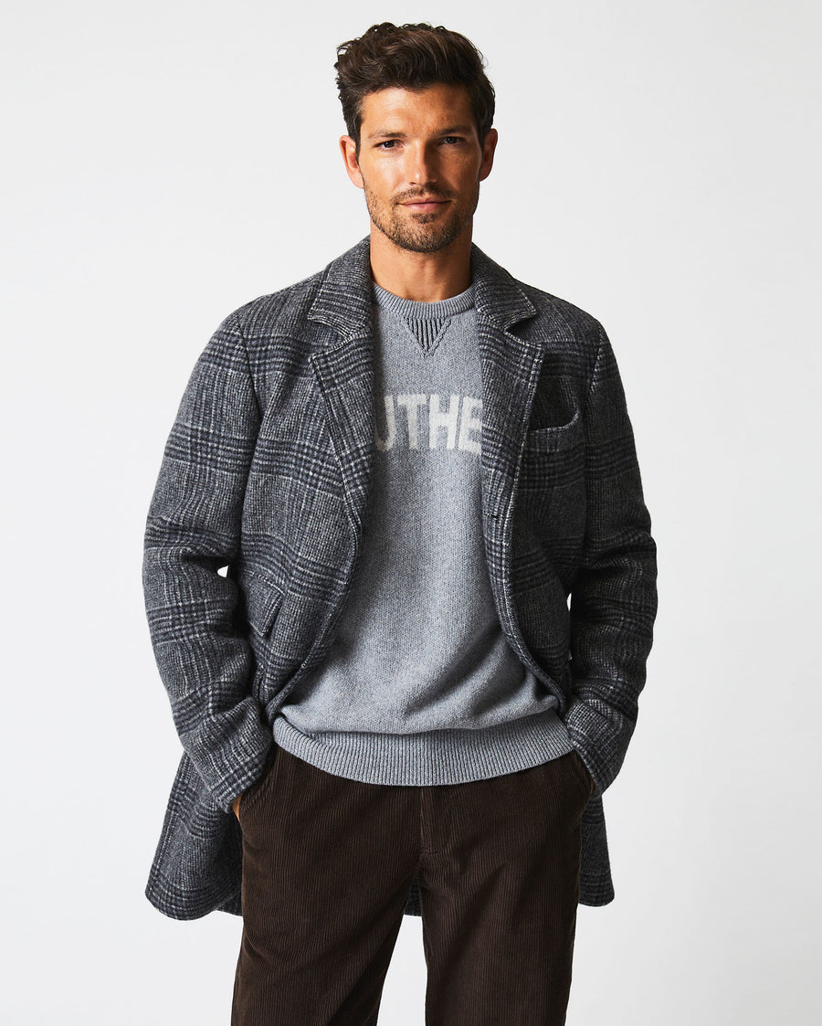 Astor Coat in Charcoal